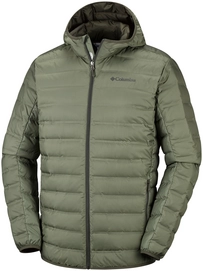 Jas Columbia Men Lake 22 Down Hooded Mosstone