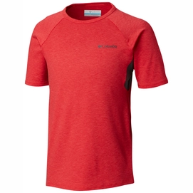 T-Shirt Columbia Silver Ridge II Tee Bright Red Heat Kinder