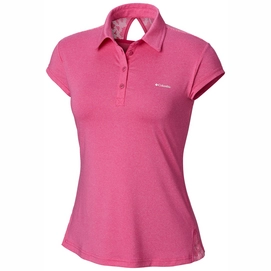 Poloshirt Columbia Peak To Point Novelty Haute Pink Damen