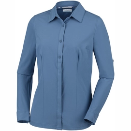 Blouse Columbia Women Saturday Trail Stretch Ls Blue Dusk