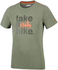 T-Shirt Columbia Men Miller Valley Short Sleeve Tee Mosstone