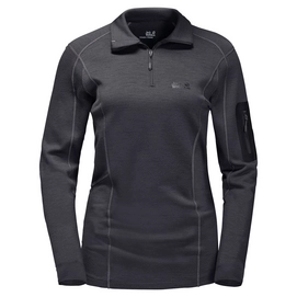 Ondershirt Jack Wolfskin Women Arctic Half Zip Ebony