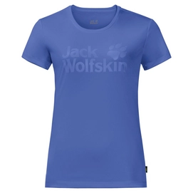 T-Shirt Jack Wolfskin Rock Chill Logo Women Baja Blue