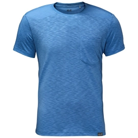 T-Shirt Jack Wolfskin Men Travel Wave Blue
