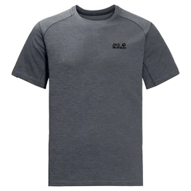 T-shirt Jack Wolfskin Men Hydropore XT Dark Iron Vent