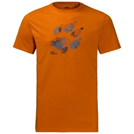 T-Shirt Jack Wolfskin Marble Paw Desert Orange Herren