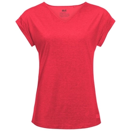 T-Shirt Jack Wolfskin Coral Coast Tulip Red Damen-L