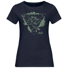 T-Shirt Jack Wolfskin Women Hana Midnight Blue
