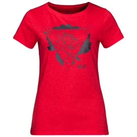 T-Shirt Jack Wolfskin Women Hana Ruby Red