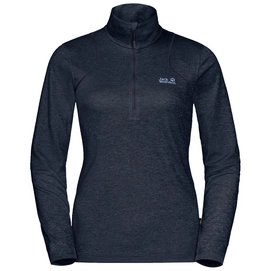 Skipully Jack Wolfskin Women Sky Range Halfzip Midnight Blue