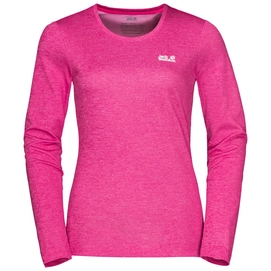 Shirt Jack Wolfskin Women Sky Range Longsleeve Pink Fuchsia