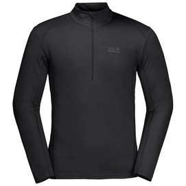 Skipully Jack Wolfskin Men Sky Range Halfzip Black