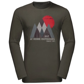 Shirt Jack Wolfskin Men Mountain Longsleeve Dark Moss