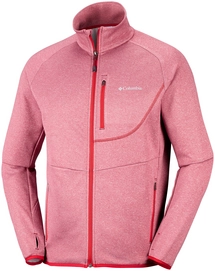 Vest Columbia Men Drammen Point Full Zip Fleece Red Element