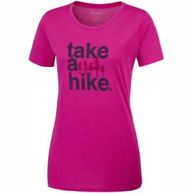 T-Shirt Columbia Women Outdoor Elements III Tee Haute Pink Tak