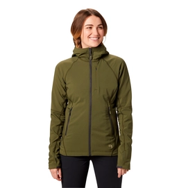 Jas Mountain Hardwear Women Keele Hoody Dark Army