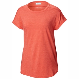 T-Shirt Columbia Pilsner Peak Tee Red Coral Damen