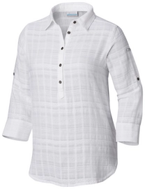 Blouse Columbia Women Summer Ease Popover Tunic White