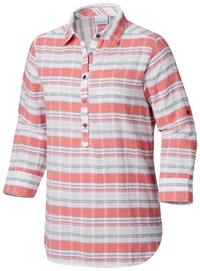 Bluse Columbia Summer Ease Popover Tunic Coral Bloom Str Damen