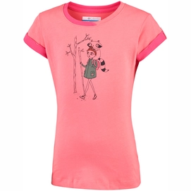 T-Shirt Columbia Lost Trail Girl SS Tee Hot Coral Kinder