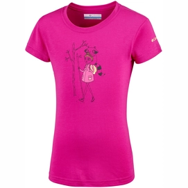 T-Shirt Columbia Girls Little Canyon Tee Haute Pink Kinder