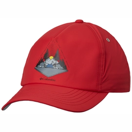 Pet Columbia Unisex Washed Out Ball Cap Mountain Red