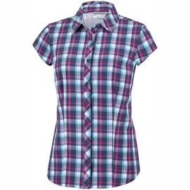 Shirt Columbia Women Saturday Trail II Stretch Plaid SS Atoll