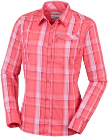 Bluse Columbia Silver Ridge 2.0 Plaid Long Sleeve Coral Bloom Lar Damen