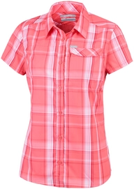 Bluse Columbia  Silver Ridge 2.0 Plaid Coral Bloom Lar Damen