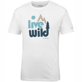 T-Shirt Columbia Terra Vale Tee White Herren