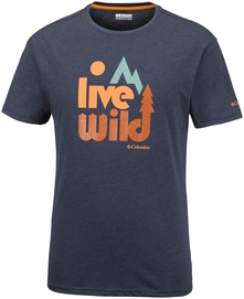 T-Shirt Columbia Terra Vale Tee Collegiate Navy Herren
