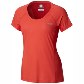 T-Shirt Columbia Womens Titan Ultra II Red Coral