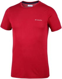 T-Shirt Columbia Nostromo Ridge SS Tee Mountain Red Herren
