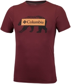 T-Shirt Columbia Mens Box Logo Bear Tee Tapestry
