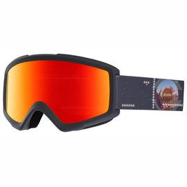 Ski Goggles Anon Men Helix 2.0 Rush / Red Solex