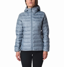 Jas Columbia Women Lake 22 Down Hooded Tradewinds Grey