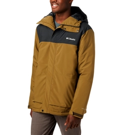 Jas Columbia Men Horizon Explorer Insulated Jacket Olive Brown Black