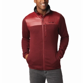 Fleecejacke Columbia Canyon Point Sweater Fleece Full Zip Red Jasper Herren