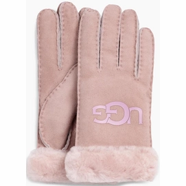 Handschuhe UGG Sheepskin Logo Glove Pink Crystal Damen