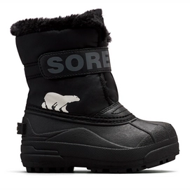 Snow Boots Sorel Toddler Snow Commander Black Charcoal-Shoe size 23