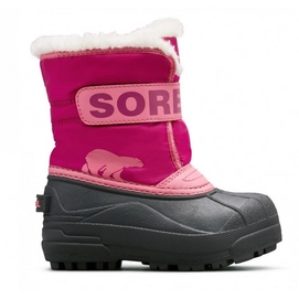 Schneestiefel Sorel Toddler Snow Commander Tropic Pink Mädchen-Schuhgröße 21