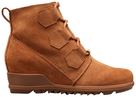 Sorel Women Evie Lace Suede Camel Brown