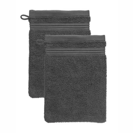 Washcloth Beddinghouse Sheer Anthracite (2 pc)