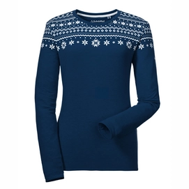 Longsleeve Schöffel Women Bordeaux1 Dress Blues