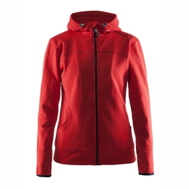 Jacket Craft Leisure Hood Women Bright Red-XS