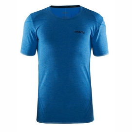 T-Shirt Craft Active Comfort Rundausschnitt SS Blau Herren