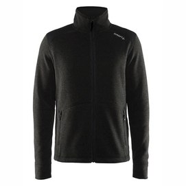 Fleecejacke Craft Noble Zip Jacket HK Fleece Black Platinum Herren-XL