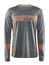 T-shirt Craft Breakaway LS Shirt Men Dark Grey Melange