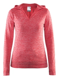 Longsleeve Craft Smooth Hood Women Poppy Melange