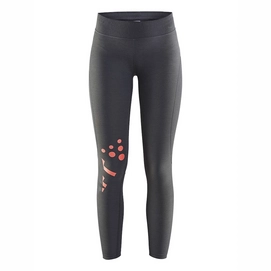 Collant Craft Delta 2 0 Long Tights Women Dark Grey Melange Panic